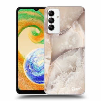 Szilikon tok erre a típusra Samsung Galaxy A04s A047F - Cream marble