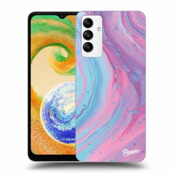 Szilikon tok erre a típusra Samsung Galaxy A04s A047F - Pink liquid