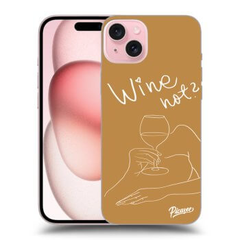 Szilikon tok erre a típusra Apple iPhone 15 - Wine not