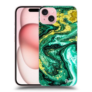 Szilikon tok erre a típusra Apple iPhone 15 - Green Gold