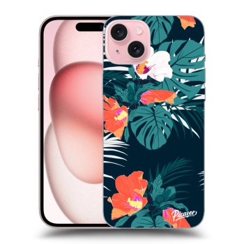 Szilikon tok erre a típusra Apple iPhone 15 - Monstera Color
