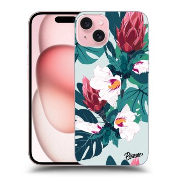 Szilikon tok erre a típusra Apple iPhone 15 - Rhododendron