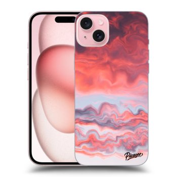 Szilikon tok erre a típusra Apple iPhone 15 - Sunset