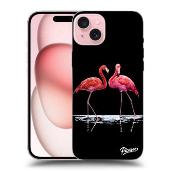 Szilikon tok erre a típusra Apple iPhone 15 - Flamingos couple