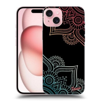 Szilikon tok erre a típusra Apple iPhone 15 - Flowers pattern