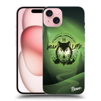 Szilikon tok erre a típusra Apple iPhone 15 - Wolf life