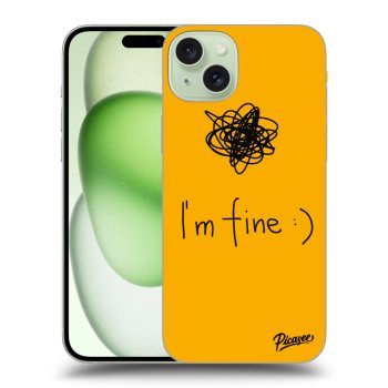 Szilikon tok erre a típusra Apple iPhone 15 Plus - I am fine