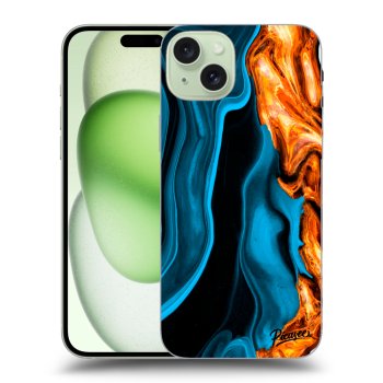 Szilikon tok erre a típusra Apple iPhone 15 Plus - Gold blue