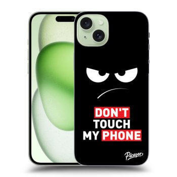 Szilikon tok erre a típusra Apple iPhone 15 Plus - Angry Eyes - Transparent