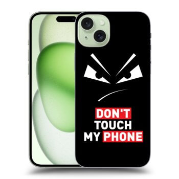 Szilikon tok erre a típusra Apple iPhone 15 Plus - Evil Eye - Transparent