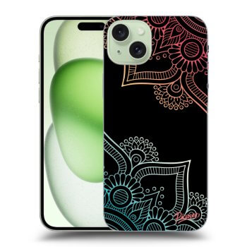 Szilikon tok erre a típusra Apple iPhone 15 Plus - Flowers pattern