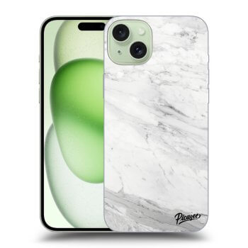Picasee ULTIMATE CASE MagSafe Apple iPhone 15 Plus - készülékre - White marble