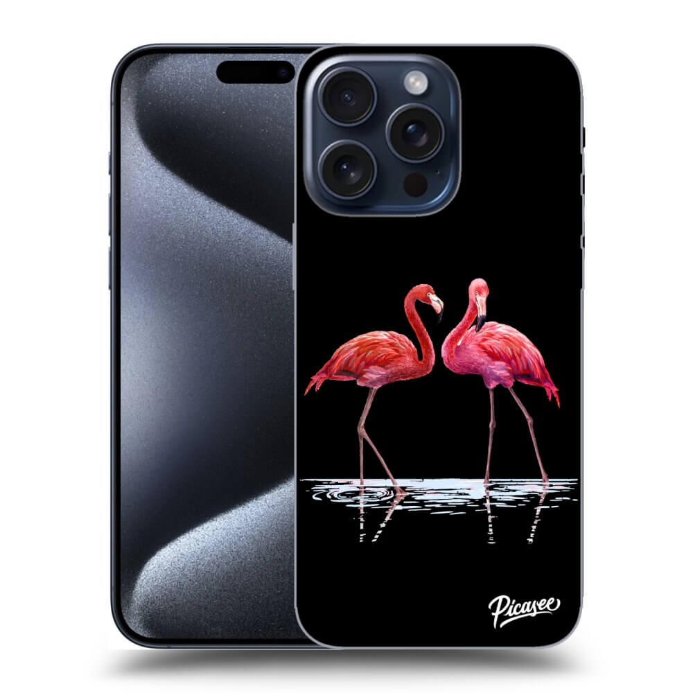 Picasee ULTIMATE CASE MagSafe Apple iPhone 15 Pro Max - készülékre - Flamingos couple