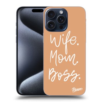 Szilikon tok erre a típusra Apple iPhone 15 Pro Max - Boss Mama