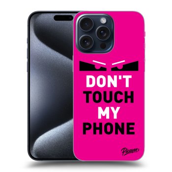 Szilikon tok erre a típusra Apple iPhone 15 Pro Max - Shadow Eye - Pink