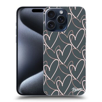 Szilikon tok erre a típusra Apple iPhone 15 Pro Max - Lots of love
