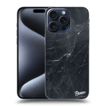 Szilikon tok erre a típusra Apple iPhone 15 Pro Max - Black marble