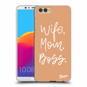 Picasee műanyag átlátszó tok az alábbi mobiltelefonokra Honor View 10 - Boss Mama