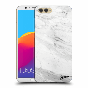 Picasee átlátszó szilikon tok az alábbi mobiltelefonokra Honor View 10 - White marble
