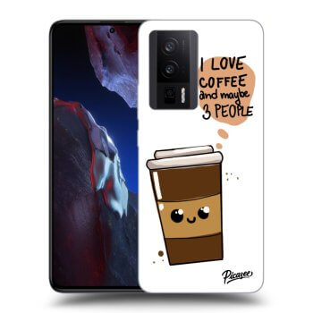 Szilikon tok erre a típusra Xiaomi Poco F5 Pro 5G - Cute coffee