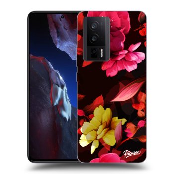 Szilikon tok erre a típusra Xiaomi Poco F5 Pro 5G - Dark Peonny