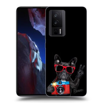 Szilikon tok erre a típusra Xiaomi Poco F5 Pro 5G - French Bulldog