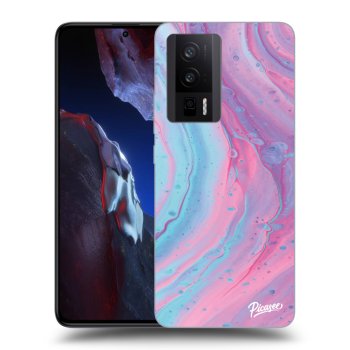 Szilikon tok erre a típusra Xiaomi Poco F5 Pro 5G - Pink liquid