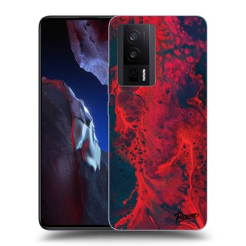 Szilikon tok erre a típusra Xiaomi Poco F5 Pro 5G - Organic red