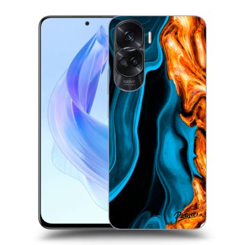 Szilikon tok erre a típusra Honor 90 Lite 5G - Gold blue