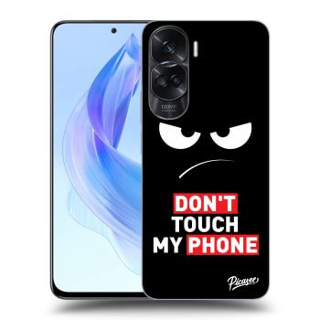 Szilikon tok erre a típusra Honor 90 Lite 5G - Angry Eyes - Transparent