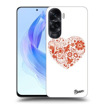 Szilikon tok erre a típusra Honor 90 Lite 5G - Big heart