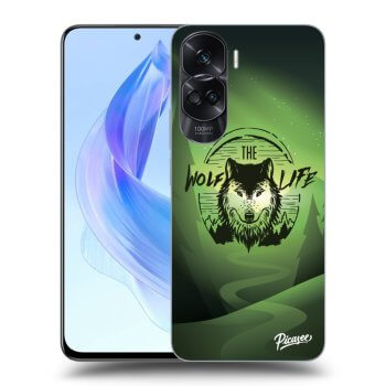 Szilikon tok erre a típusra Honor 90 Lite 5G - Wolf life