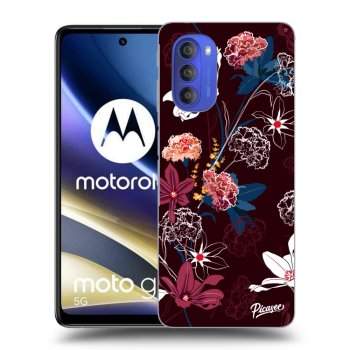 Picasee fekete szilikon tok az alábbi mobiltelefonokra Motorola Moto G51 - Dark Meadow