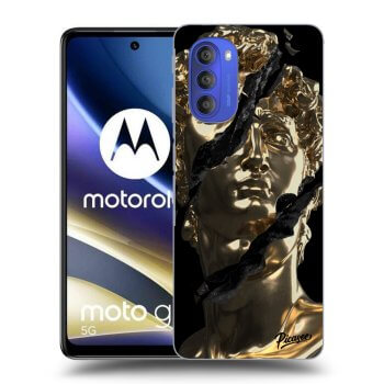 Picasee fekete szilikon tok az alábbi mobiltelefonokra Motorola Moto G51 - Golder