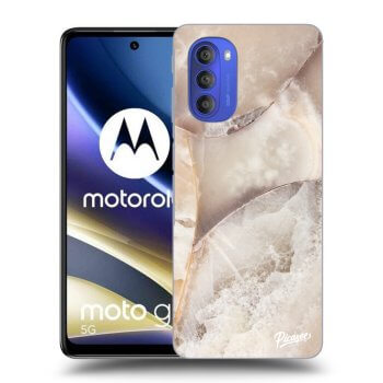 Tok az alábbi mobiltelefonokra Motorola Moto G51 - Cream marble