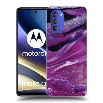 Tok az alábbi mobiltelefonokra Motorola Moto G51 - Purple glitter
