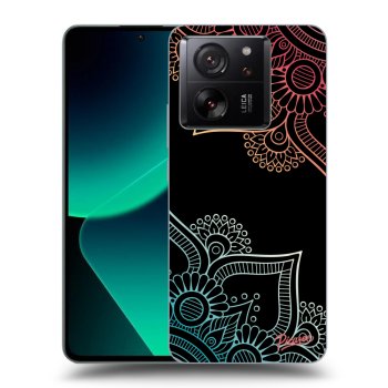 Szilikon tok erre a típusra Xiaomi 13T - Flowers pattern