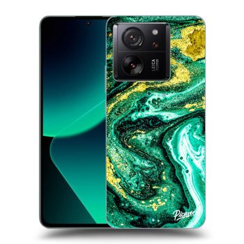 Szilikon tok erre a típusra Xiaomi 13T Pro - Green Gold