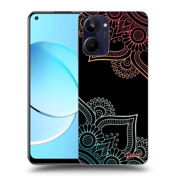 Szilikon tok erre a típusra Realme 10 4G - Flowers pattern