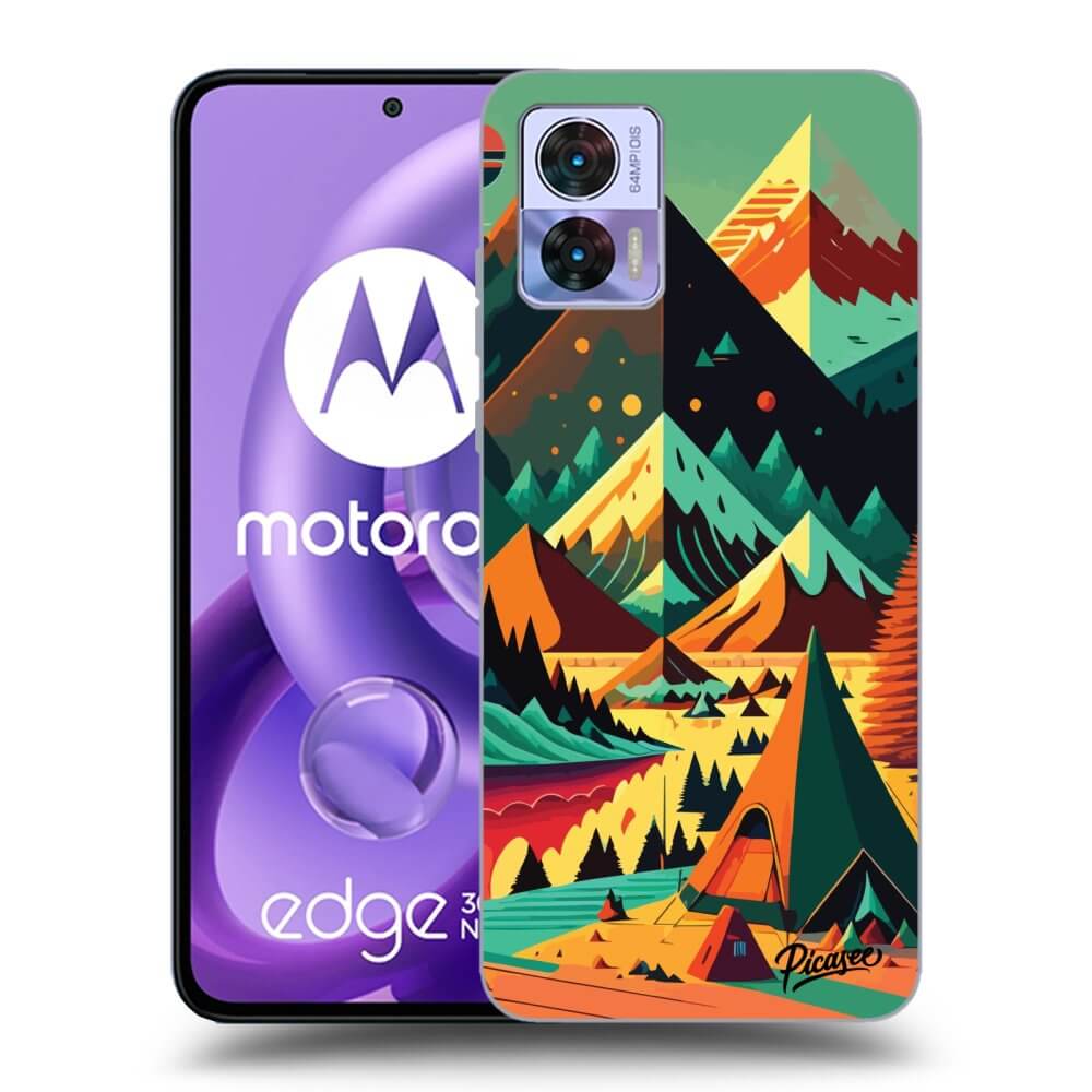 Picasee fekete szilikon tok az alábbi mobiltelefonokra Motorola Edge 30 Neo - Colorado