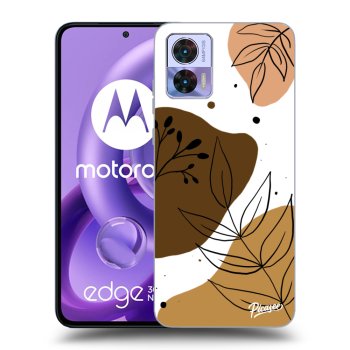 Picasee fekete szilikon tok az alábbi mobiltelefonokra Motorola Edge 30 Neo - Boho style
