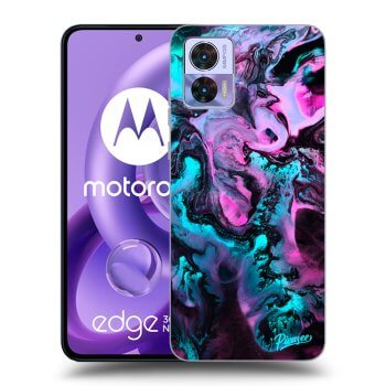 Picasee fekete szilikon tok az alábbi mobiltelefonokra Motorola Edge 30 Neo - Lean