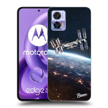 Picasee fekete szilikon tok az alábbi mobiltelefonokra Motorola Edge 30 Neo - Station