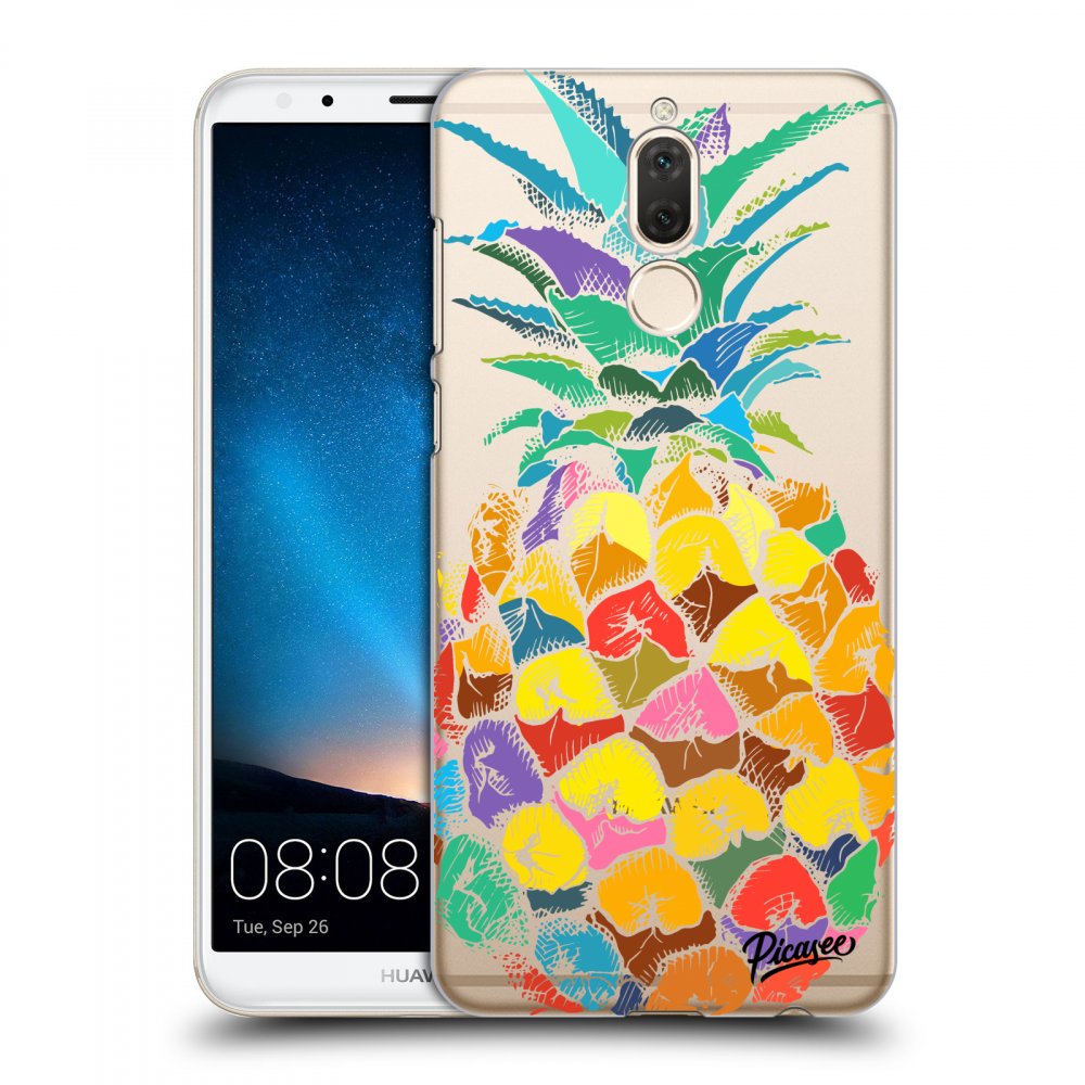 Picasee átlátszó szilikon tok az alábbi mobiltelefonokra Huawei Mate 10 Lite - Pineapple