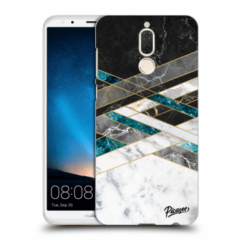 Picasee átlátszó szilikon tok az alábbi mobiltelefonokra Huawei Mate 10 Lite - Black & White geometry