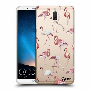 Picasee átlátszó szilikon tok az alábbi mobiltelefonokra Huawei Mate 10 Lite - Flamingos