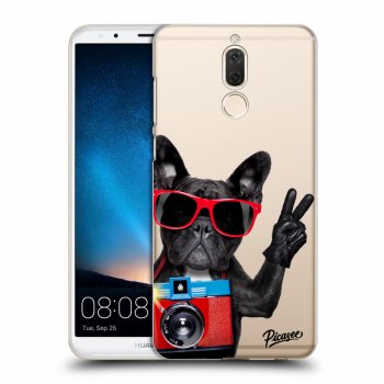 Picasee átlátszó szilikon tok az alábbi mobiltelefonokra Huawei Mate 10 Lite - French Bulldog