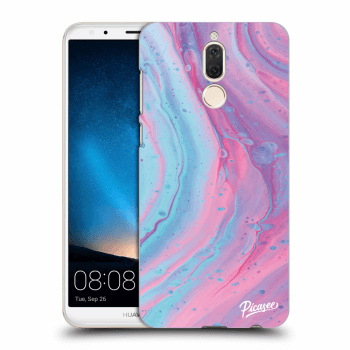 Picasee átlátszó szilikon tok az alábbi mobiltelefonokra Huawei Mate 10 Lite - Pink liquid