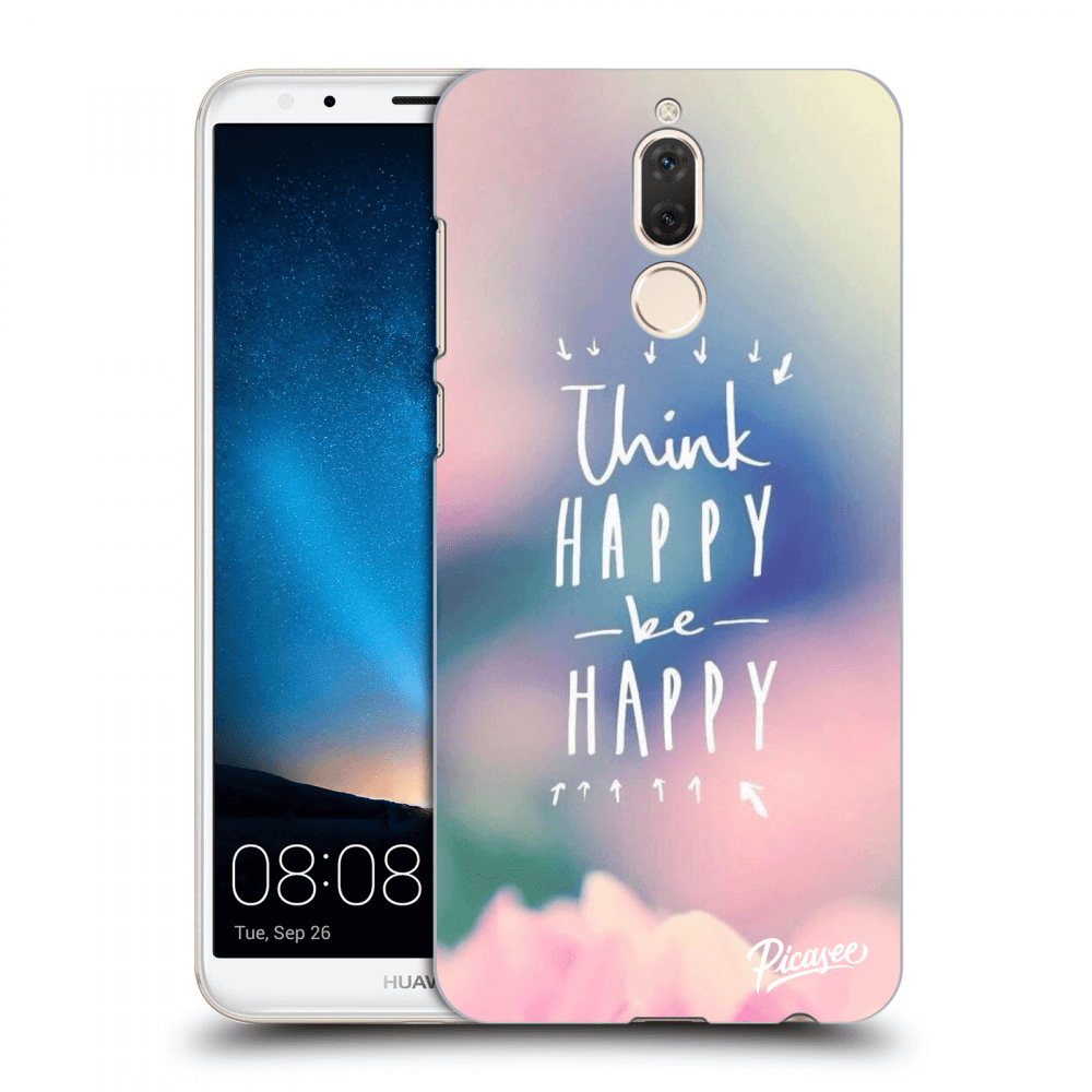 Picasee átlátszó szilikon tok az alábbi mobiltelefonokra Huawei Mate 10 Lite - Think happy be happy