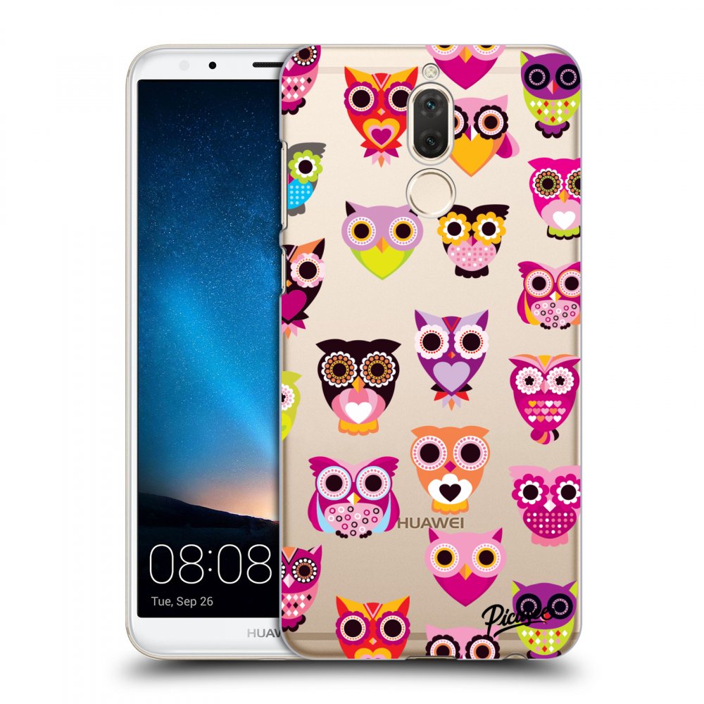 Picasee átlátszó szilikon tok az alábbi mobiltelefonokra Huawei Mate 10 Lite - Owls